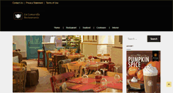 Desktop Screenshot of lacamarillarestaurante.com